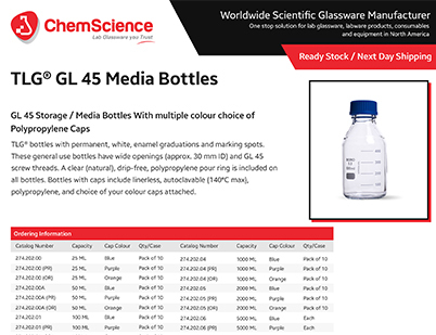 GL 45 Media Bottles