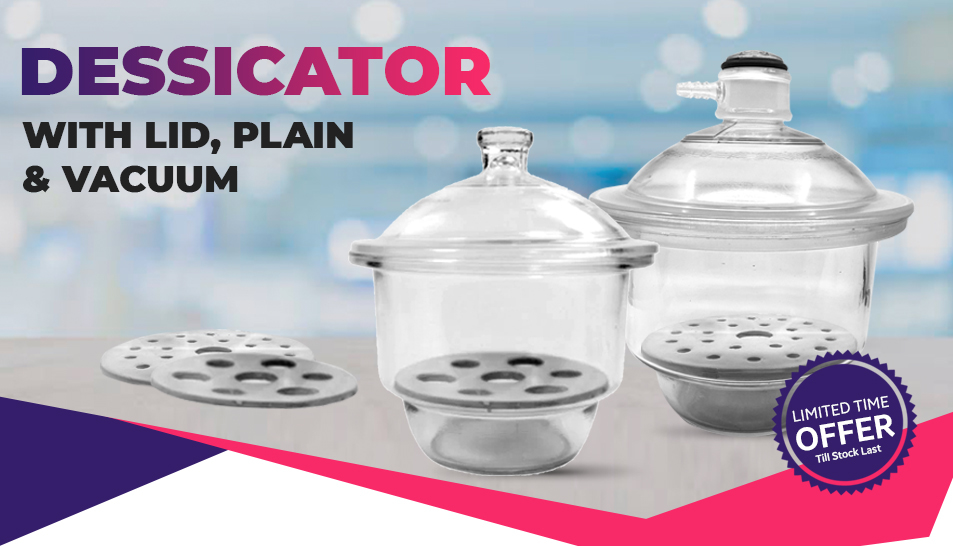 Desiccators With Lid Plain And Vacuum