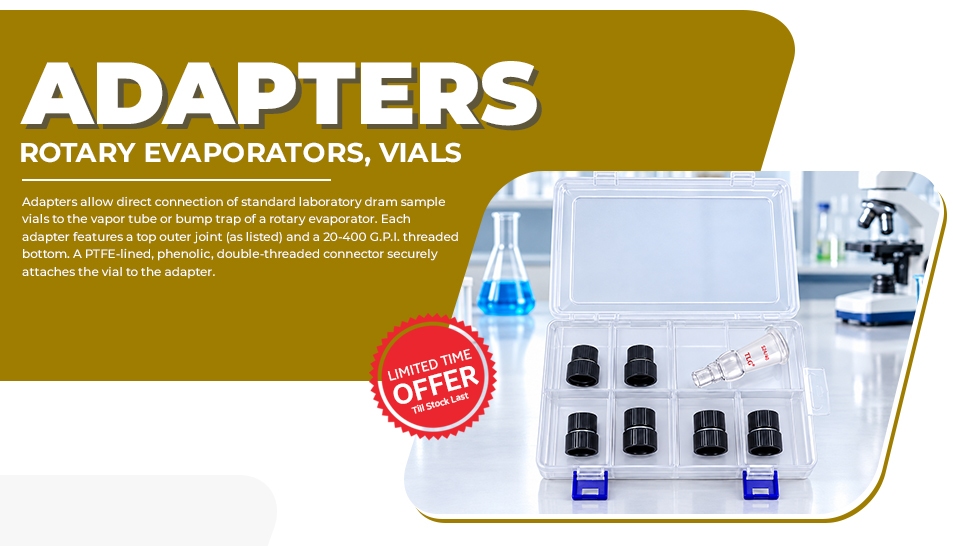 Adapters Rotary Evaporators Vials