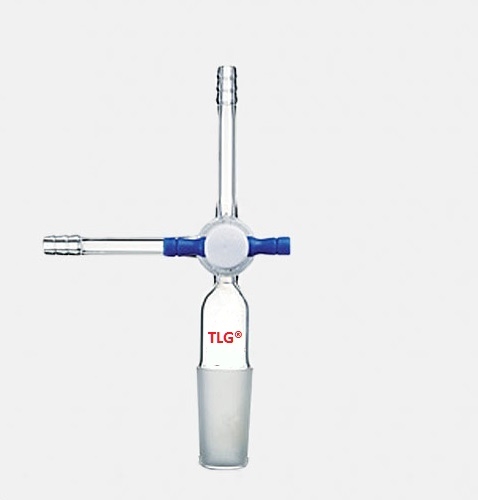 Adaptateur, rinçage (vertical), joint conique, joint 29/42