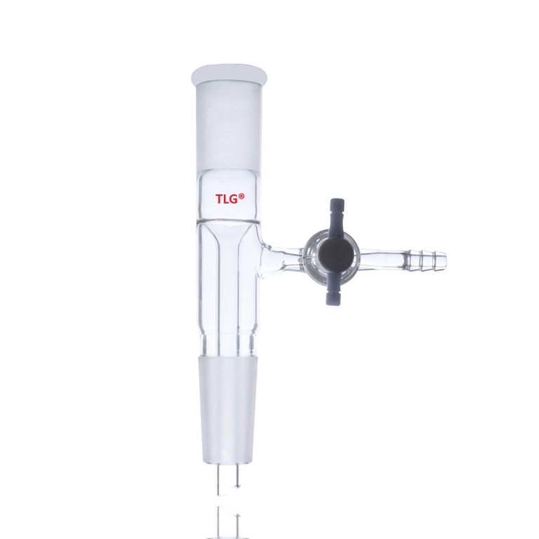 Adapter, Vacuum, Teflon® stopcock, 24/40 joint