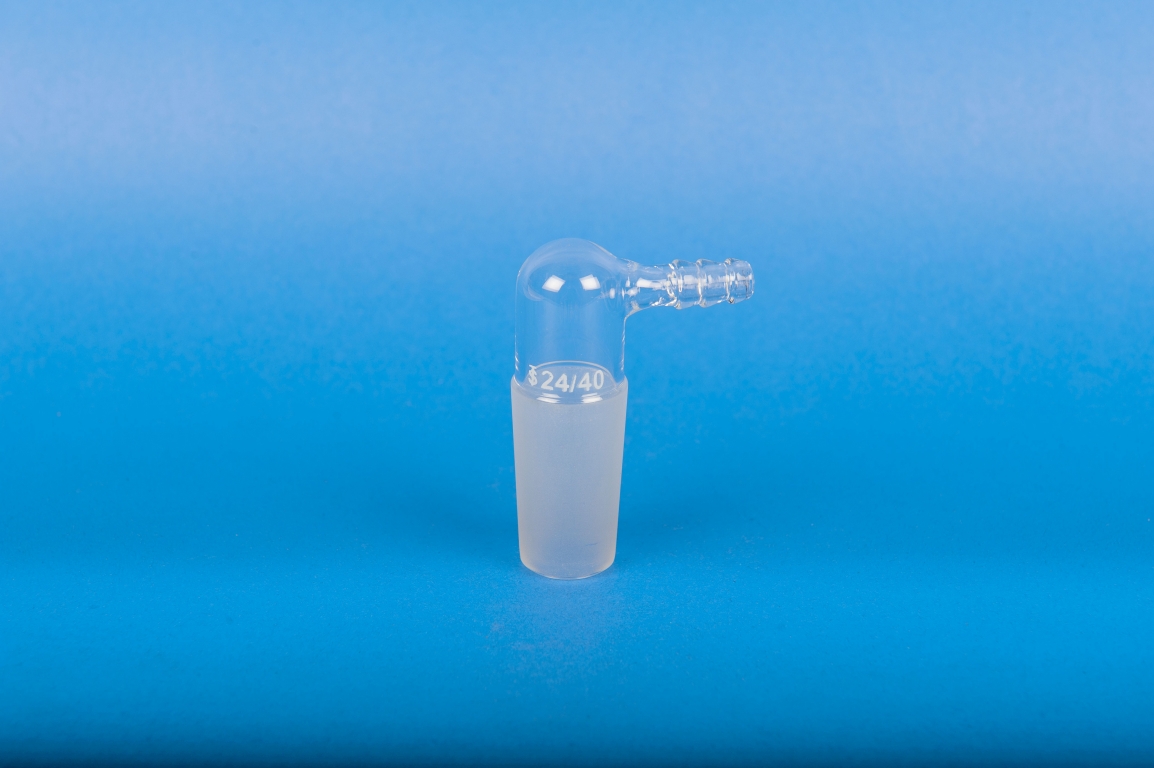 Adapter, Inlet, 90°, With Cone Joint 24/40