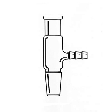 ADAPTERS, INLET, STRAIGHT, 10mm HOSE CONNECTION, 19/22 Joint