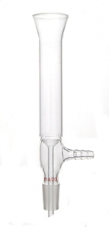Adapter, Vacuum Filtration, 31 mm ID Flange, #3 Pluro Stopper, 24/40 Lower Vacuum Assembly, Overall Height 220mm