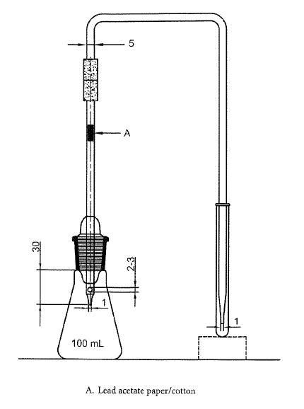 Arsine Generator - European Pharmacopeia, set with 100mL flask