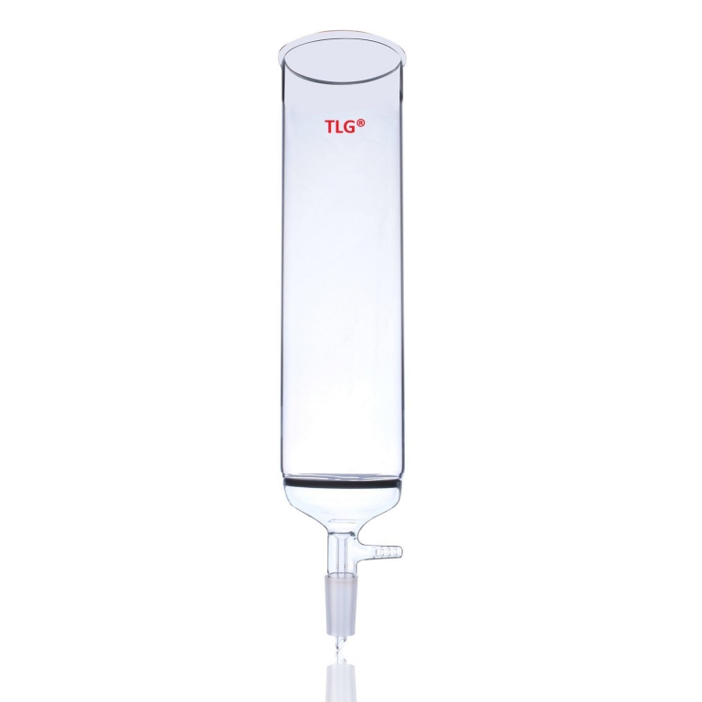 Chromatography Column, Modified, Short column with lower 24/40 joint, With Column 60mm, Length 200mm, Medium Porosity