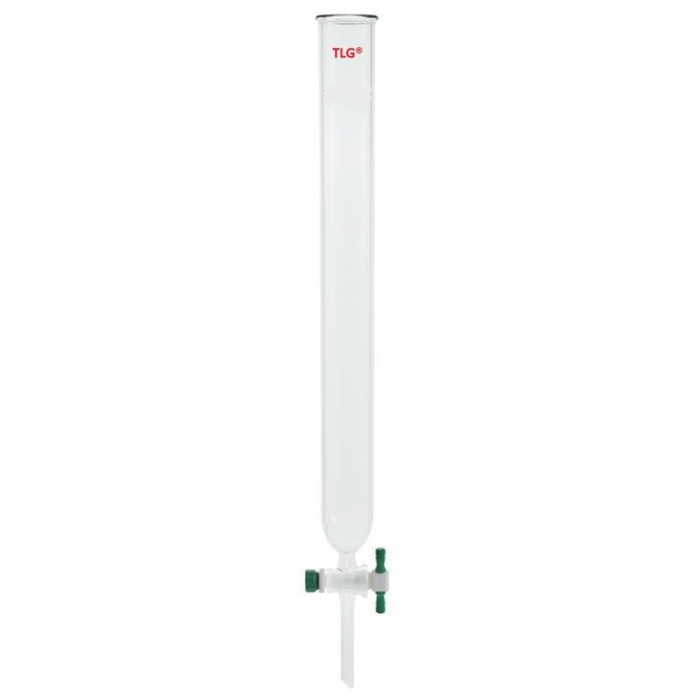 Chromatography, Column, PTFE Stopcock bore 4mm, Column O.D 80mm, Column I.D. 73mm, Effective length 18inch/457mm