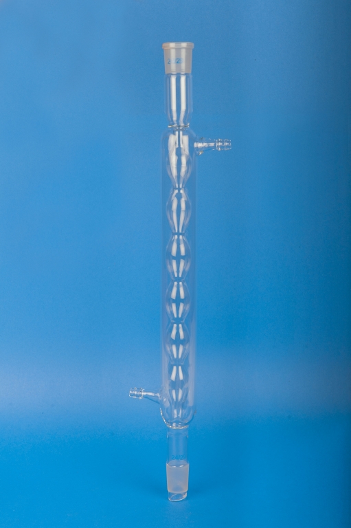 Condenser, Allihn, Jacket Length 120mm, joint 14/20, Hose connection 8mm