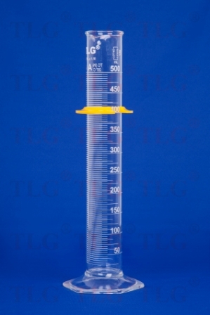 Cylinders, To Contain (TC) Class A, White Scale, With Single Metric Graduations, Capacity 10mL, Graduation Interval 1 to 10, Tolerance ±0.08, As Per USP Standards