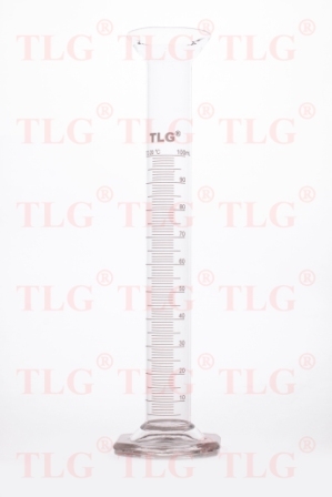 Tap Density Cylinder, Non-Funnel top graduated cylinder with hex base, Capacity 100mL, Class A, (USP requirement 130±16g)