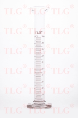 Tap Density Cylinder, Non-Funnel top graduated cylinder with hex base, Capacity 100mL, Class A, (USP requirement 130±16g)