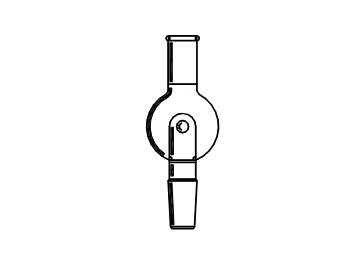 Rotary, Evaporator, Bump Trap Anti-Splash, Modified, Top Joint 24/40, Bottom Joint 24/40, Capacity 100mL
