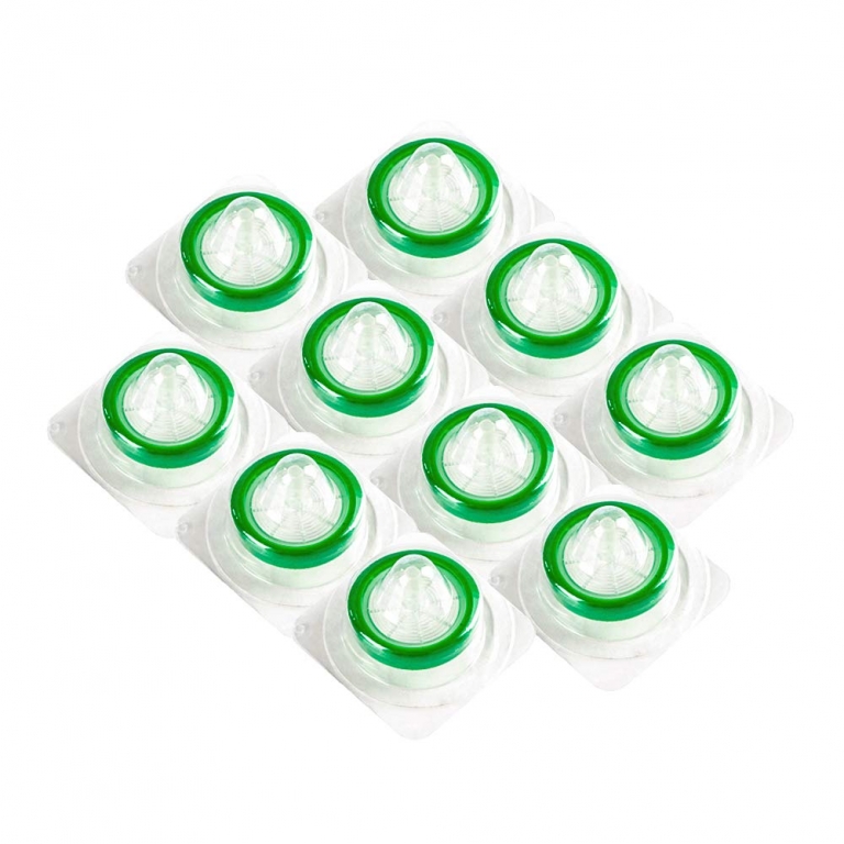 Filtre pour seringue stérile, acétate de cellulose (CA), hydrophile, pores 0,45 µm, diamètre 30 mm