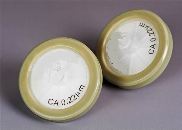 Syringe Filter, Cellulose Acetate (CA), (Hydrophilic), Pore 0.45µm, 25mm Diameter