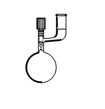 Flask, Storage With Outer Joint, Capacity 250mL, Joint 24/40, Valve Size 0-4mm