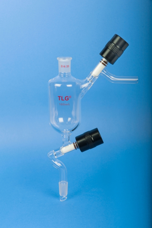 Funnel, Addition, High vacuum Valve, 14/20 Joint, Capacity 100mL