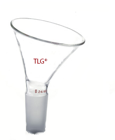 Funnel, Powder, 60Â° Offset, Top Dia 100mm