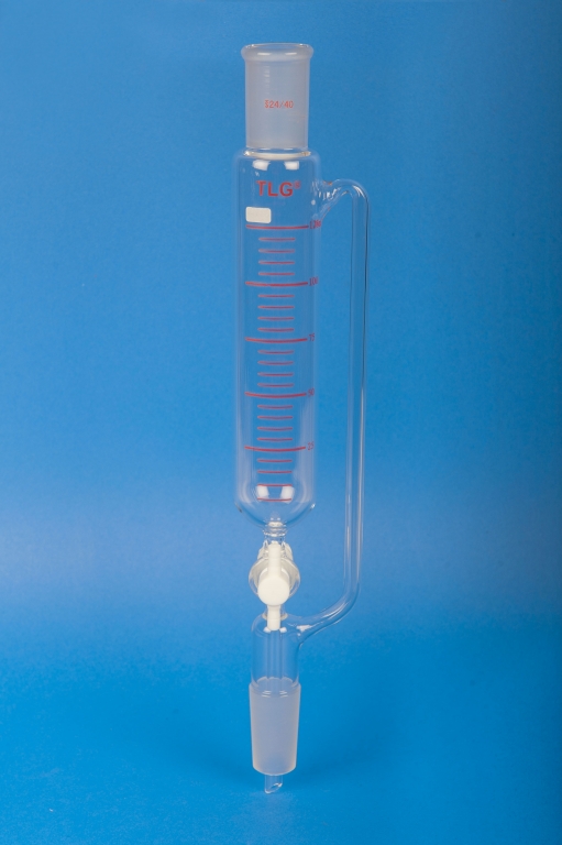 Funnel, Pressure Equalizing, With PTFE Stopcock Bore 4mm, Joint 24/40, Capacity 500mL