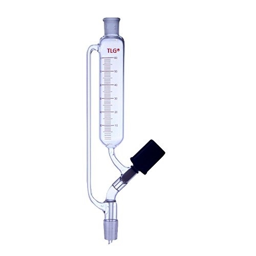 Funnel, Pressure Equalizing, High vacuum Valve, Joint 24/40, Capacity 60mL