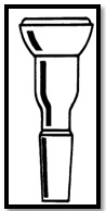 Adapter, #15 O-Ring Joint To Inner Joint, 19/22 Inner Joint