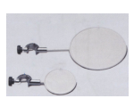 Circular Support Platforms With Bosshead, Plastic coated platform with a raised rim, 150mm