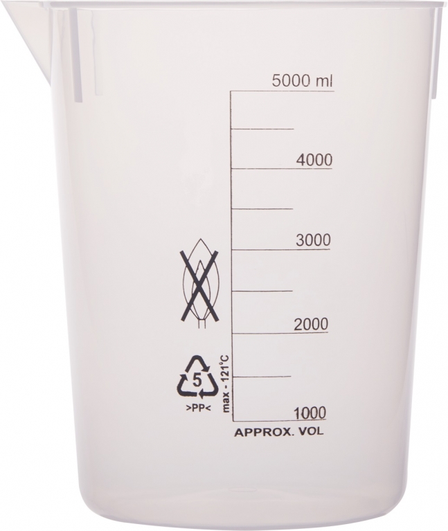 Beakers without Handle, PP, Capacity 100mL
