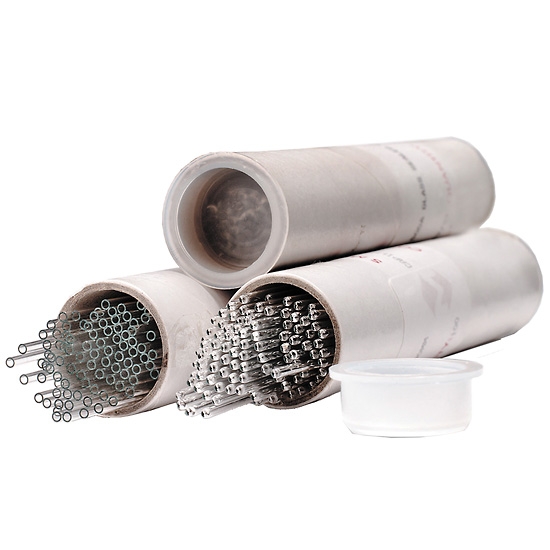 Capillary Tubes, 90mm Length, ID 0.8-1.1mm, Wall Thickness 0.25mm, Sealed at one end