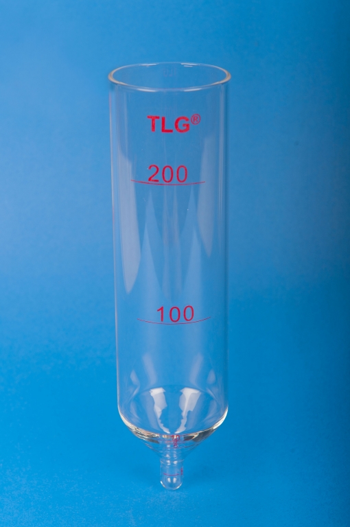 Tube d'évaporation, capacité 200 ml, 0,5 ml et point final 1 ml