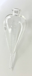 Tube à centrifuger en forme de poire ASTM D96, 100 ml ; 58 x 158 mm, tige de 1,5 ml