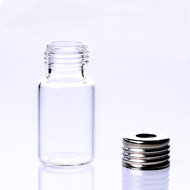 Screw Top Round Bottom Headspace Vials(ND 18), Capacity 10mL, Size 22.5x46, Clear