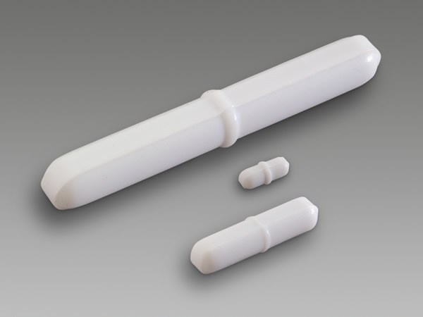 PTFE Polygon Magnetic Stir Bars with Pivot Ring, Length 20mm, Dia. 6mm