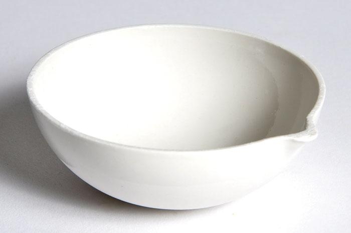 Plats d'évaporation, porcelaine