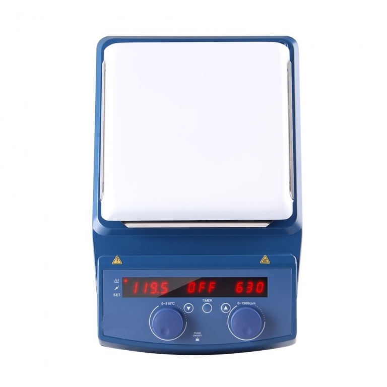 Agitateur magnétique numérique à plaque chauffante à LED de 7 pouces
