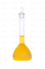 Serialized and Certified Volumetric Flask, Heavy Duty, Wide Mouth, Class A, As Per USP Standards