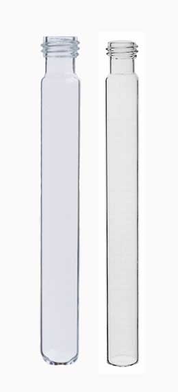 Screw Thread Borosilicate Glass Test Tubes