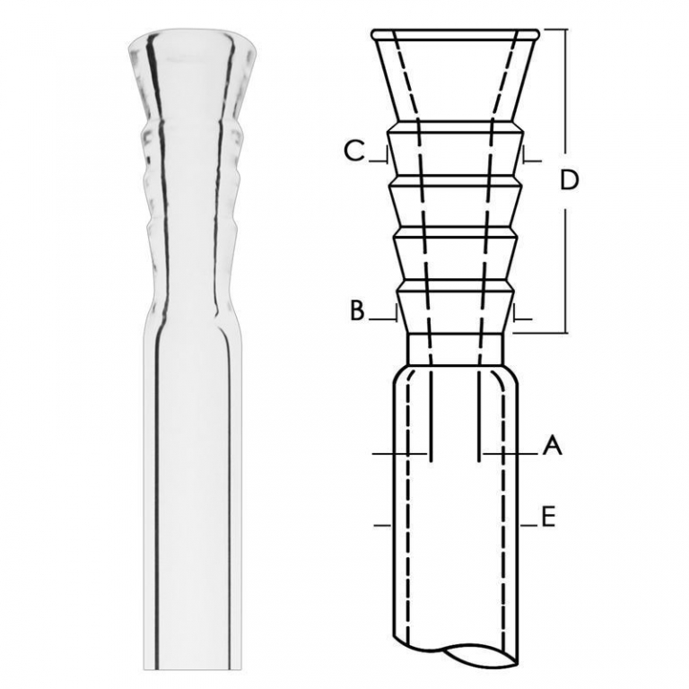 Raccords de tuyaux pour souffleurs de verre - Scellage direct