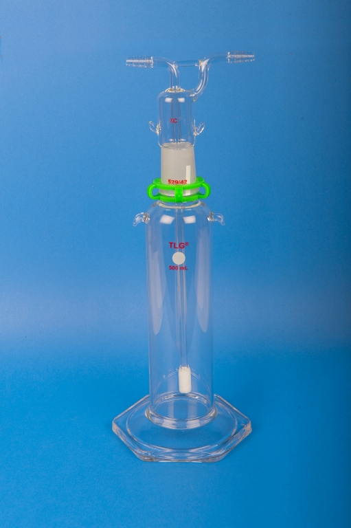 Bouteille, lavage de gaz