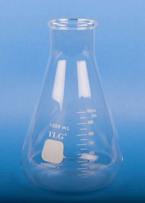 Erlenmeyer Flask, Wide Neck With Graduation