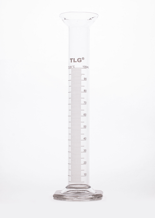 Capacity 100 mL CHEM SCIENCE INC 141.202.01 Tap Density Cylinder Funnel Top Graduated Cylinder with Hex Base 