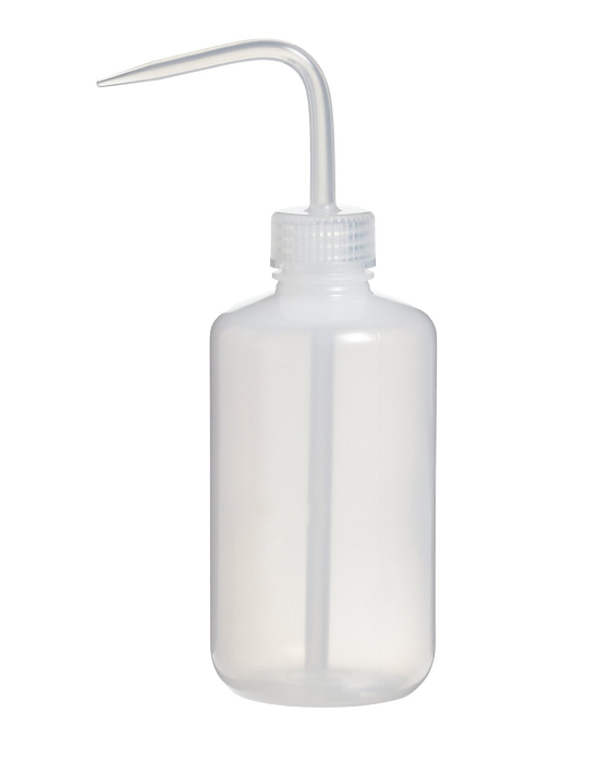 Translucent White Wash Bottle
