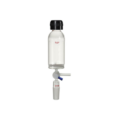 Peptide Synthesis Vessel, Solid Phase, T-Bore, vacuum, Capacity 25mL, Porosity Medium
