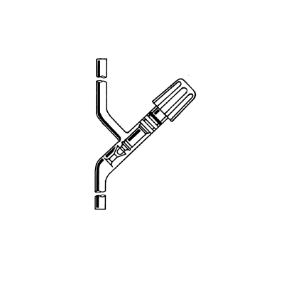 Valve, High Vacuum, Teflon® Protected, Low Hold Up, Metering, 0-12mm