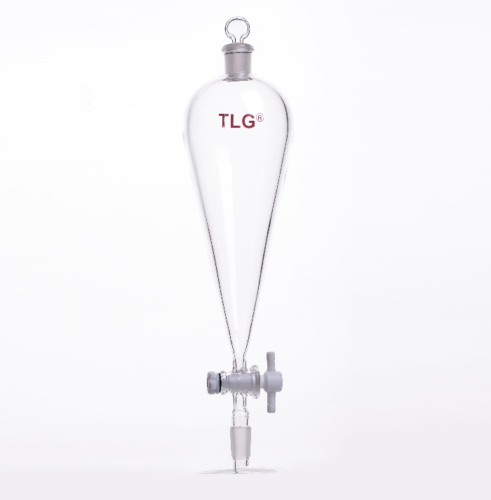 Funnel, Separatory, Teflon® Stopcock 4mm, Capacity 250mL, Stopper Joints 14/20, Stopper Glass