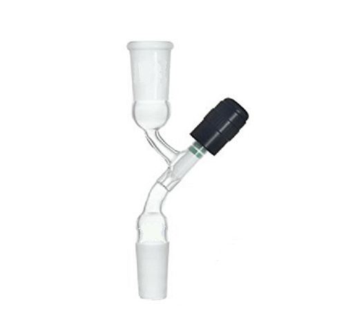Adapter, Transfer Valve, Airfree, Schlenk, 14/20 joint, 150 x 75 overall height and width