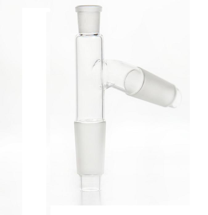 Adapter, Distillation Connecting, Still Head Plain With Thermometer Socket, 14/20 top, 24/40 side and bottom joint