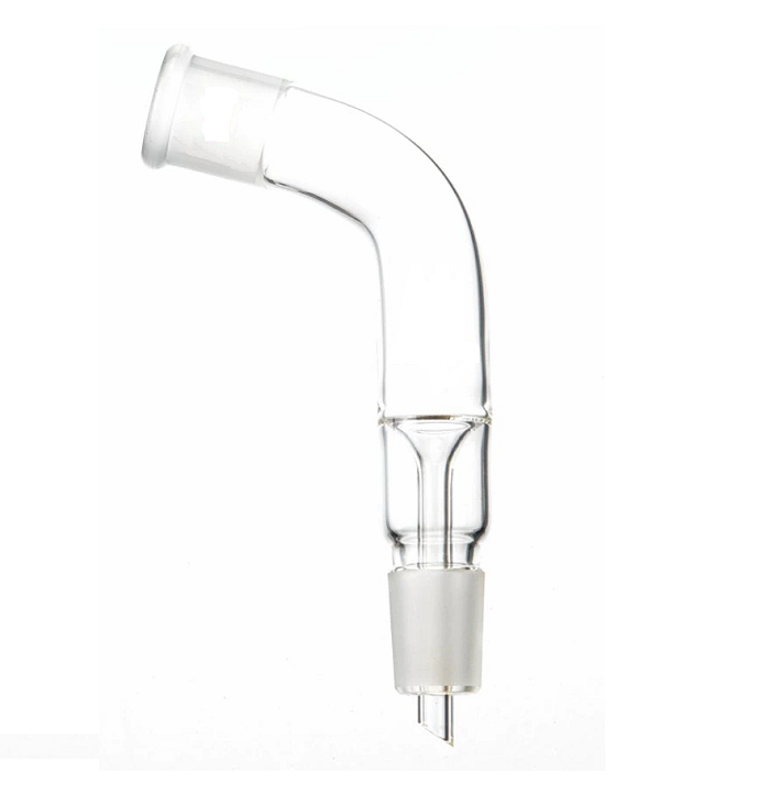 Adapter, Distilling, Bent, 105°, 19/22 joint