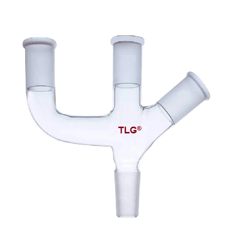 Adapter, Claisen, Three-Inlet Type, 14/20 joints and 24/20 cone joint