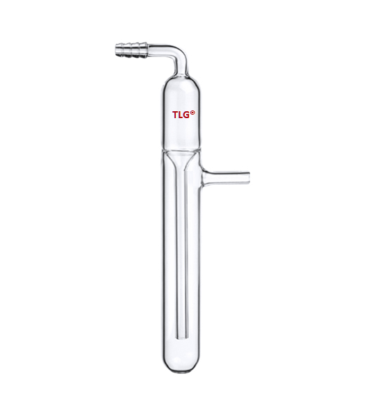 Bubbler, Air Free, Schlenk, with 10 mm Hose connection, 26 mm body O.D., 185 x 80mm height and width