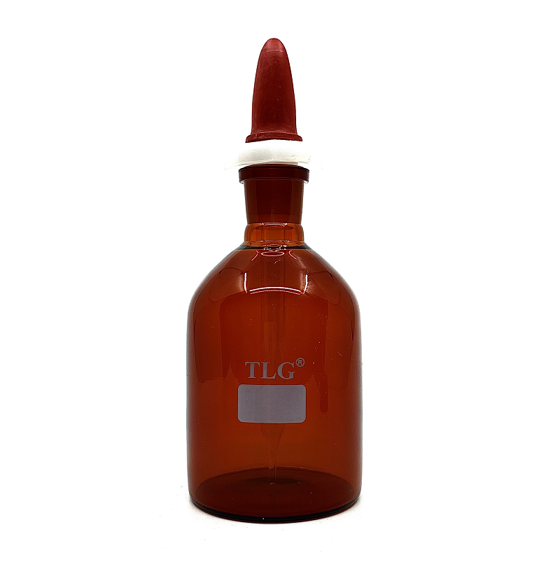 Dropping Bottles, Amber Glass, 120mL