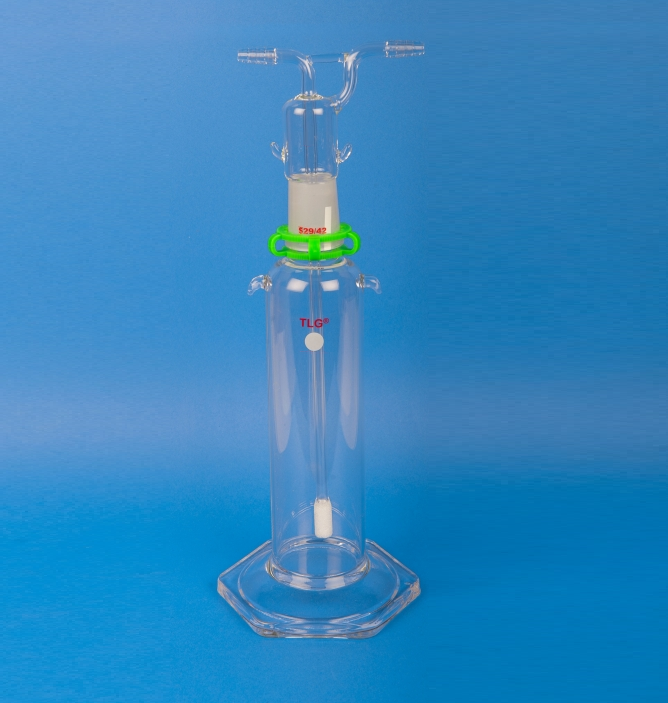 Bottle, Gas Washing, Fritted, 500 mL, porosity X-C